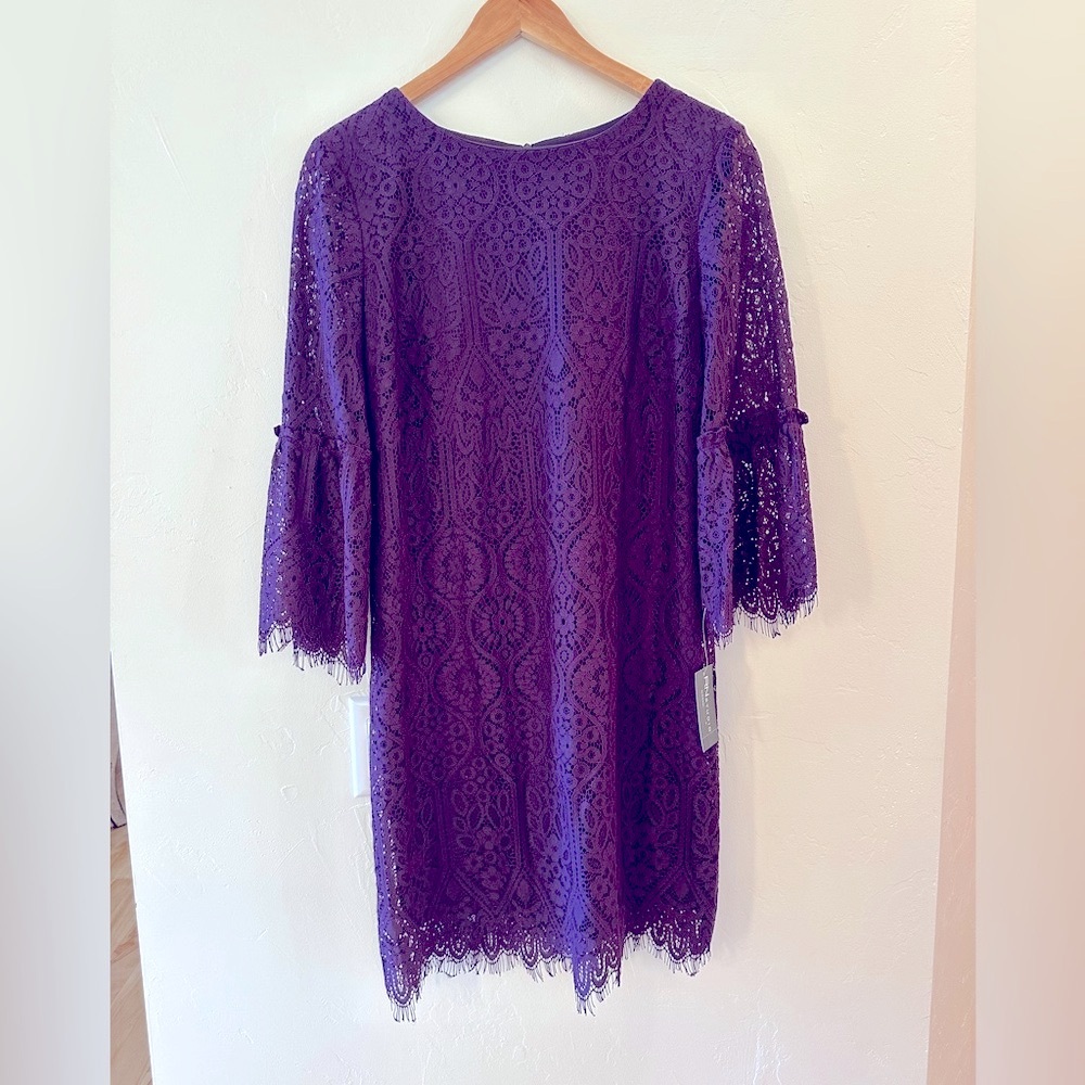 Women’s Purple Lace Sheath Dress NWT